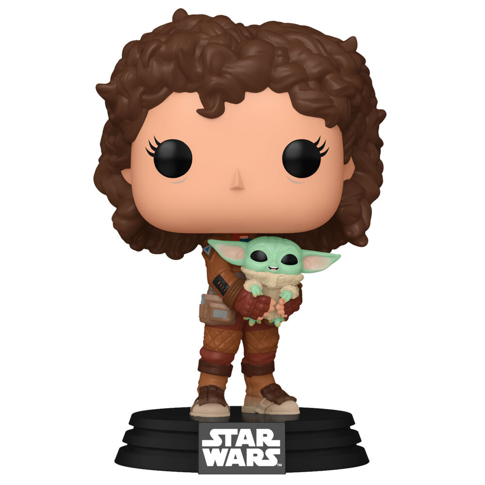 Funko POP!Star Wars Mandalorian 9 Peli Motto with Grogu