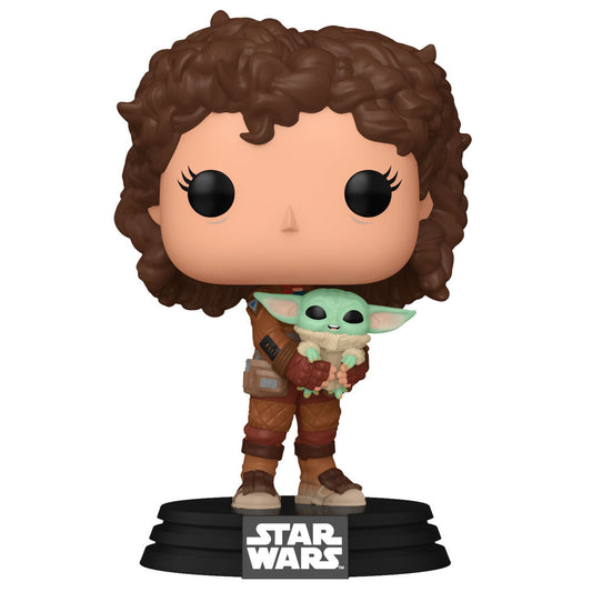 Funko POP!Star Wars Mandalorian 9 Peli Motto with Grogu