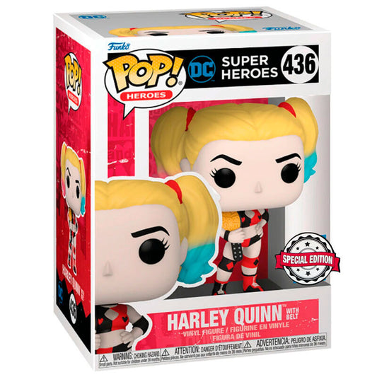 Funko POP!DC Comics Super Heroes Harley Quinn Exclusive