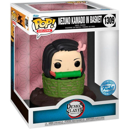 Funko POP!Deluxe Demon Slayer Kimetsu no Yaiba Nezuko Kamado in Basket Exclusive