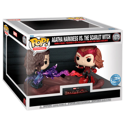 Funko POP!Moment Marvel WandaVision Agatha Harkness Vs The Scarlet Witch Exclusive