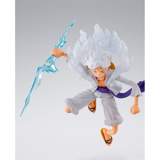 One Piece Gear 5 Monkey D Luffy S.H. figuarts Figura 15,5cm