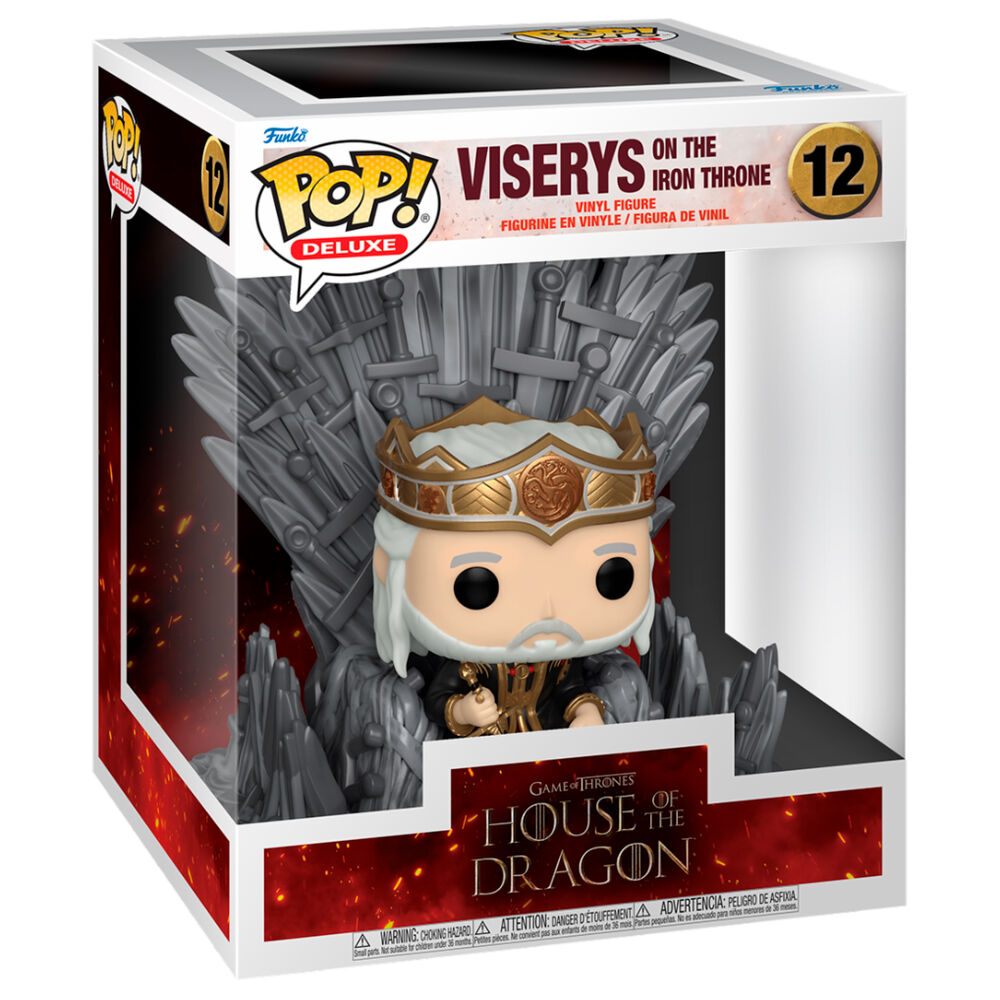 Funko POP!Deluxe House of the Dragon Viserys on the Iron Throne