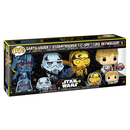 Funko POP! pack 4 Figuras Star Wars Exclusive