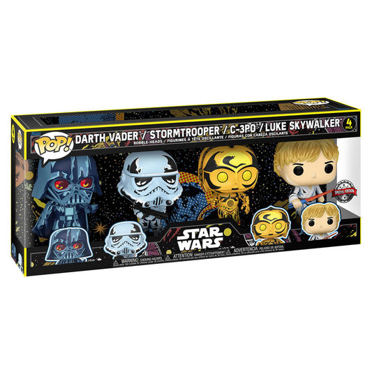 Funko POP! pack 4 Figuras Star Wars Exclusive