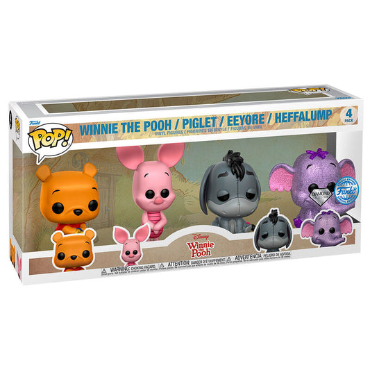 Funko POP! pack 4 Figuras Disney Winnie the Pooh Exclusive