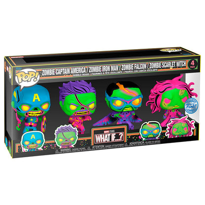 Funko POP! pack 4 Figuras Marvel What If...? Exclusive