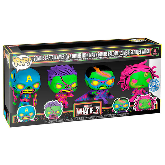 Funko POP! pack 4 Figuras Marvel What If...? Exclusive