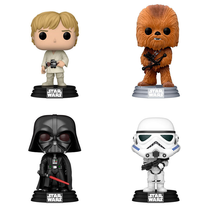 Funko POP! pack 4 Figuras Star Wars New Classics Exclusive