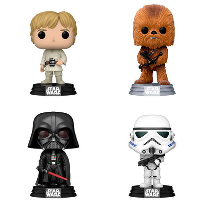 Funko POP! pack 4 Figuras Star Wars New Classics Exclusive