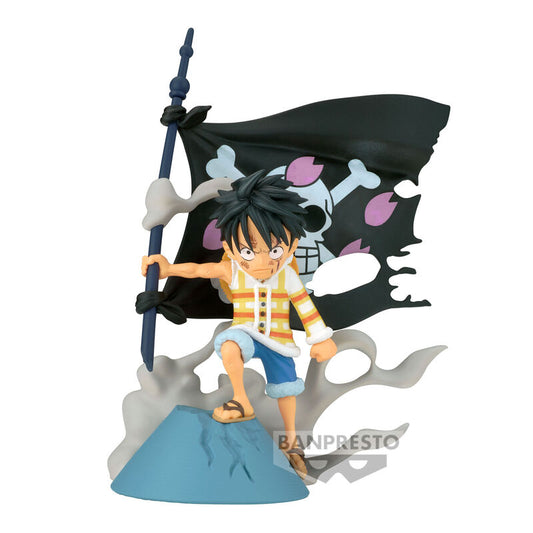 One Piece WCF Log Stories Monkey D Luffy Figura 8cm