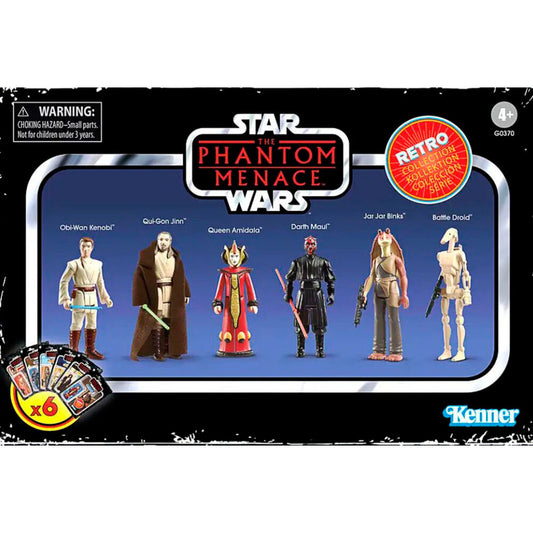 Star Wars Phantom Menace Set Figuras 9,5cm