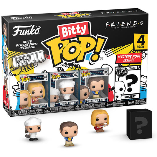 Blister 4 Figuras Bitty Funko POP! Friends Phoebe