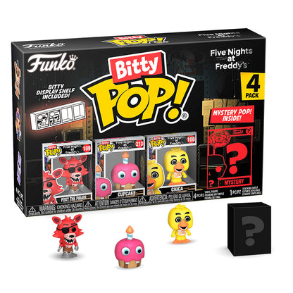 Blister 4 Figuras Bitty Funko POP! Five Nights at Freddys Foxy