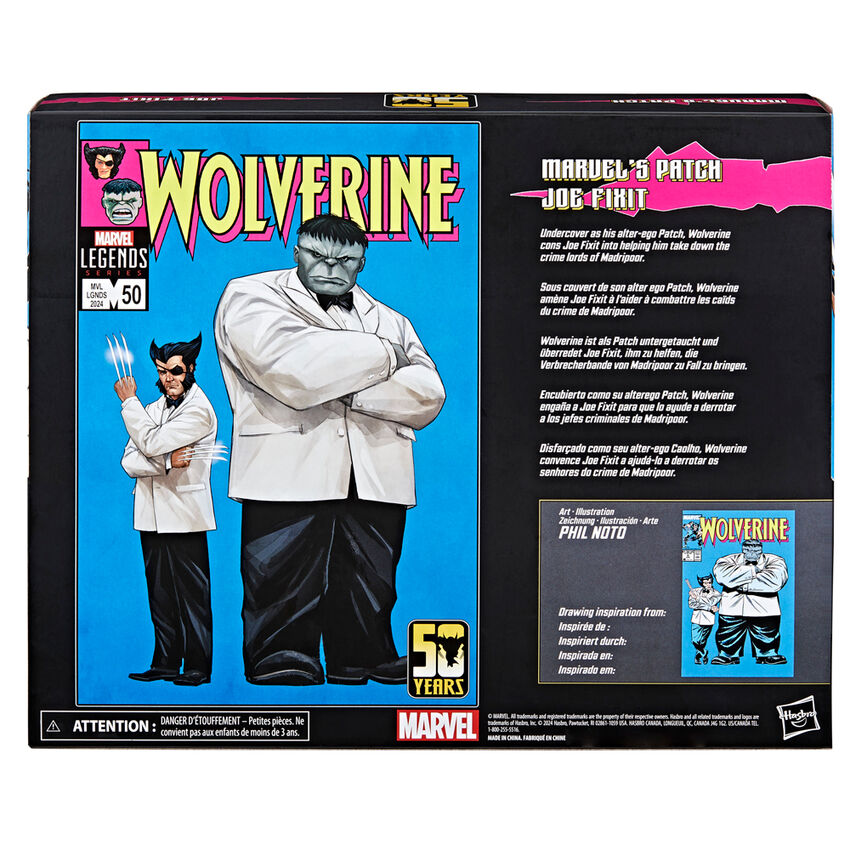 Marvel Legends Series Wolverine pack Figuras 15cm