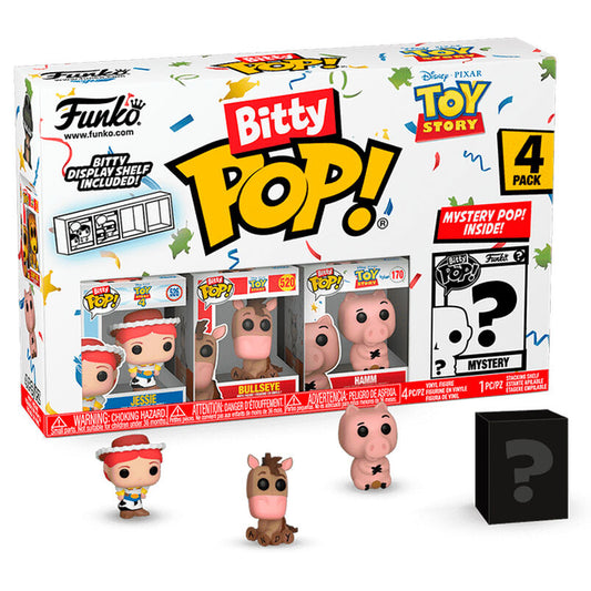 Blister 4 Figuras Bitty Funko POP! Disney Toy Story Jessie