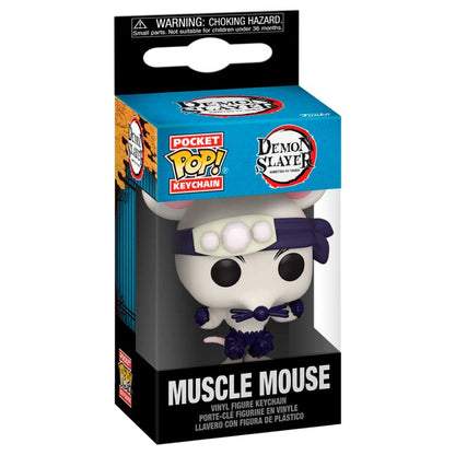 Porta-Chaves Funko POP!Demon Slayer Kimetsu no Yaiba Muscle Mouse