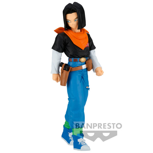 Dragon Ball Z Android 17 Solid Edge Work Figura 17cm
