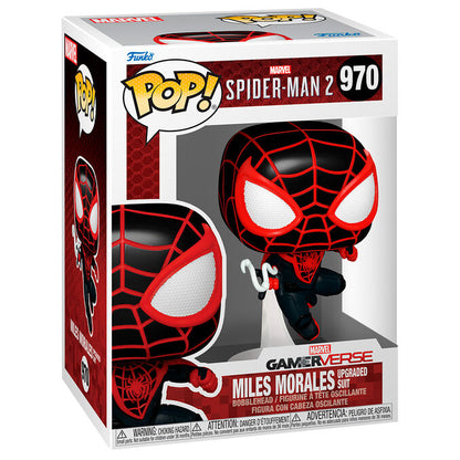 Funko POP!Marvel Spiderman 2 Miles Morales Upgraded Suit