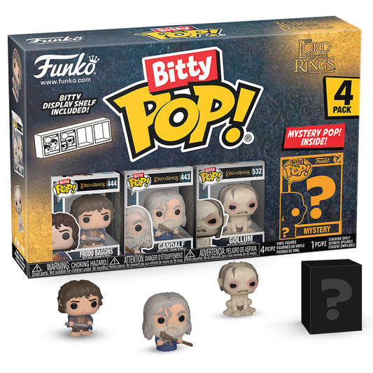 Blister 4 Figuras Bitty Funko POP! The Lord of the Rings Frodo