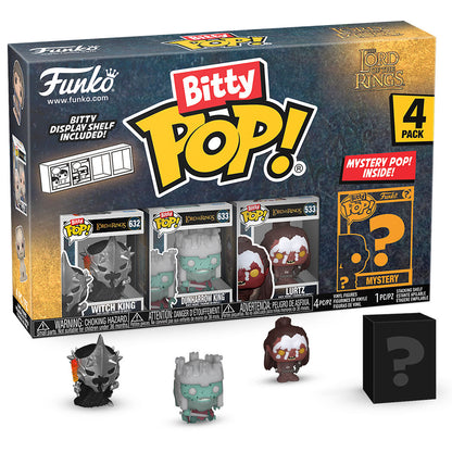 Blister 4 Figuras Bitty Funko POP! The Lord of the Rings Witch King