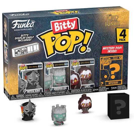 Blister 4 Figuras Bitty Funko POP! The Lord of the Rings Witch King