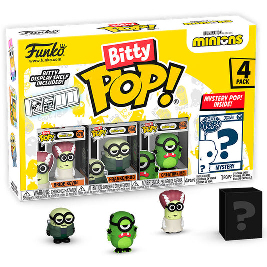 Blister 4 Figuras Bitty Funko POP! Minions Series 2