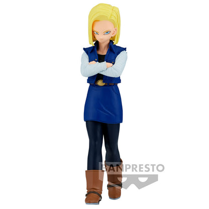 Dragon Ball Z Android 18 Solid Edge Work Figura 17cm