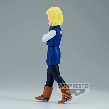 Dragon Ball Z Android 18 Solid Edge Work Figura 17cm