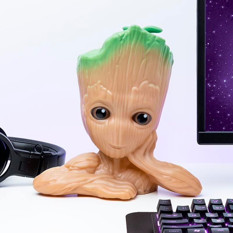Marvel Guardians of the Galaxy Groot 3D candeeiro sound 22cm
