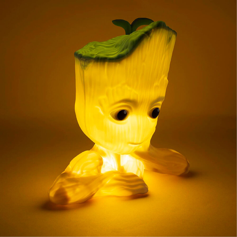 Marvel Guardians of the Galaxy Groot 3D candeeiro sound 22cm