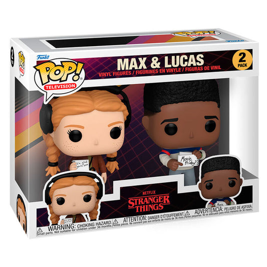 Funko POP! pack 2 Figuras Stranger Things Max & Lucas