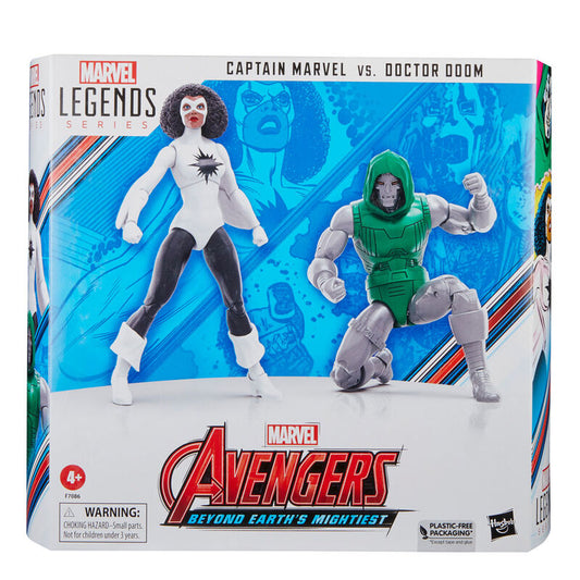 Marvel Avengers Beyond Earths Mightiest Captain Marvel vs Doctor Doom Figura 15cm