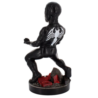Marvel Symbiote Spider-Man Figura clamping  bracket Cable guy 21cm