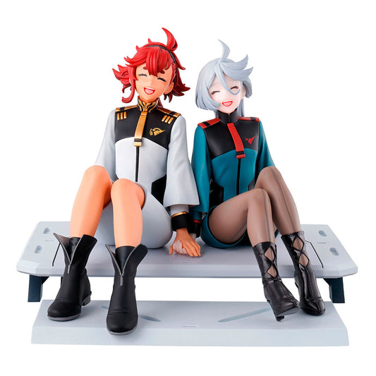 Gundam Suletta & Mercury & Miorine The Witch From Mercury Ichibansho Figura 9cm