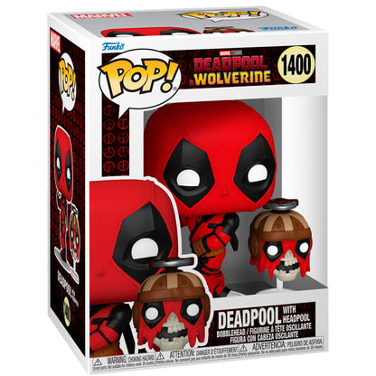 Funko POP!Marvel Deadpool & Wolverine Deadpool with Headpool