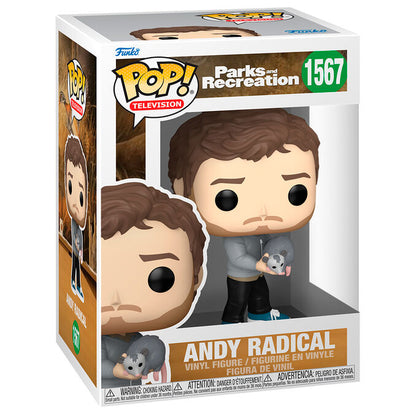 Funko POP! Parks and Recreation Andy Radical