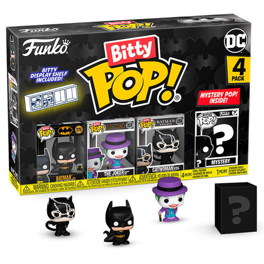Blister 4 Figuras Bitty Funko POP! DC Comics Batman 85th Anniversary Batman