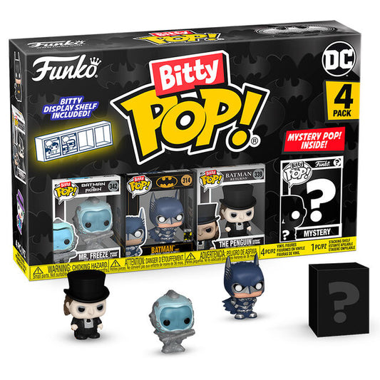 Blister 4 Figuras Bitty Funko POP! DC Comics Batman 85th Anniversary Mr. Freeze