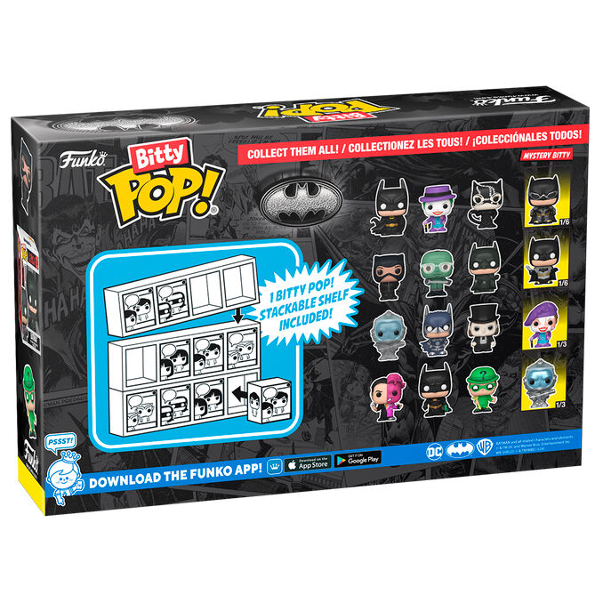 Blister 4 Figuras Bitty Funko POP! DC Comics Batman 85th Anniversary Batman
