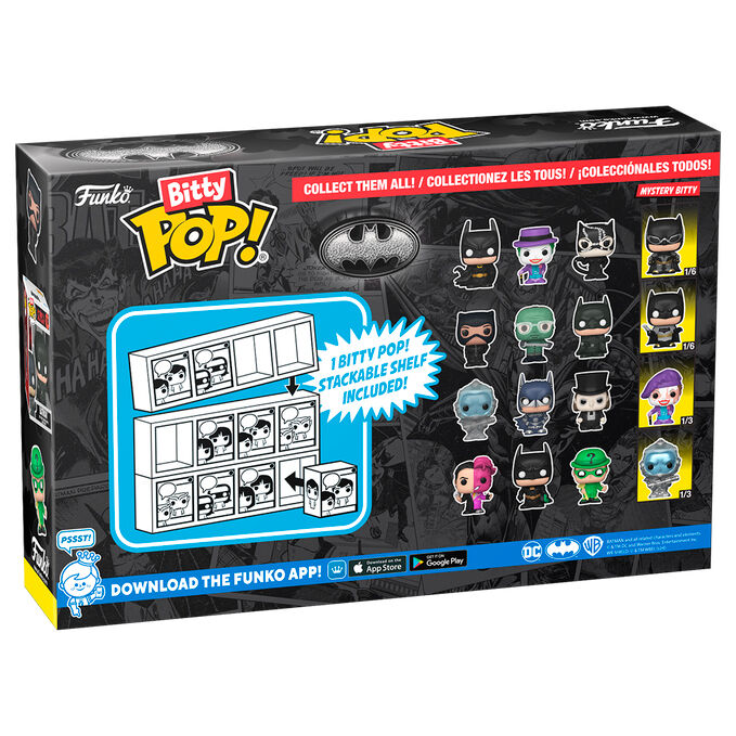 Blister 4 Figuras Bitty Funko POP! DC Comics Batman 85th Anniversary Mr. Freeze