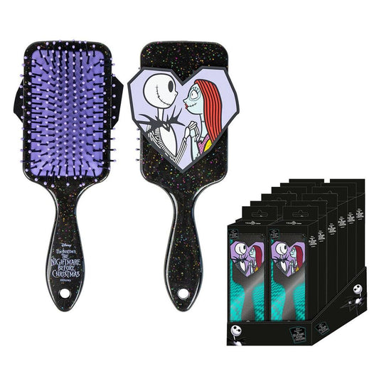 Disney Nightmare Before Christmas Jack & Sally Escova de Cabelo