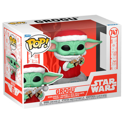 Funko POP!Star Wars Grogu with Christmas Cookie