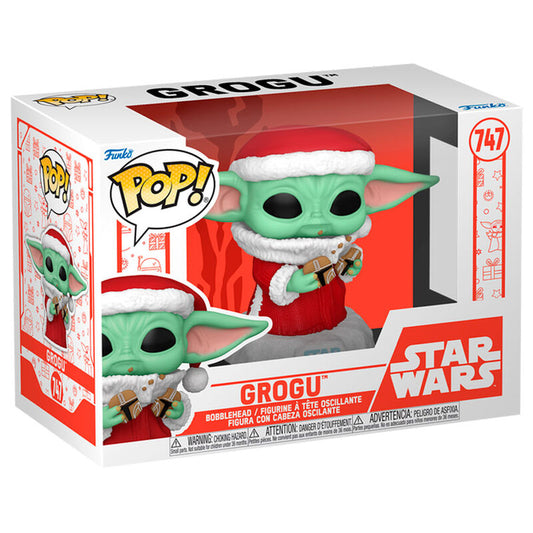 Funko POP!Star Wars Grogu with Christmas Cookie
