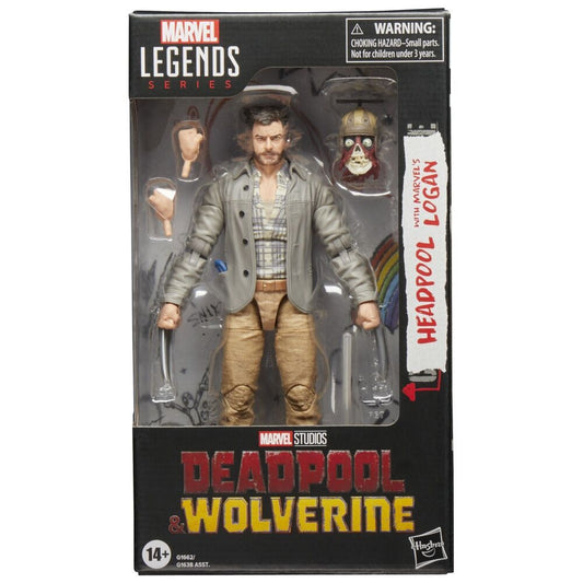 Marvel Legends Series Deadpool & Wolverine - Headpool with Marvels Logan Figura 15cm