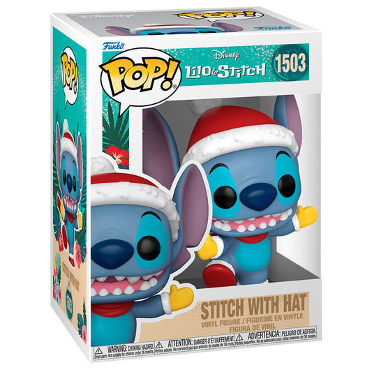 Funko POP!Disney Stitch with Santa Chapéu
