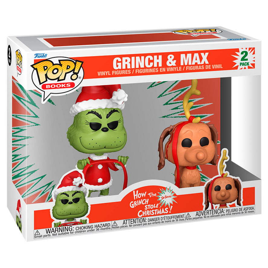 Funko POP! pack 2 Figuras The Grinch - Grinch & Max