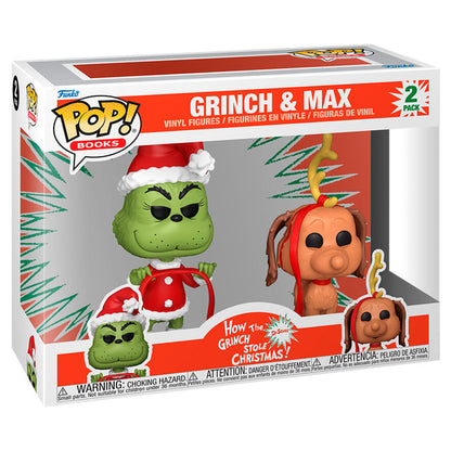 Funko POP! pack 2 Figuras The Grinch - Grinch & Max