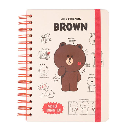 Line Friends A5 Caderno