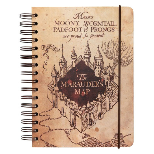 Harry Potter Marauders Map A5 Caderno